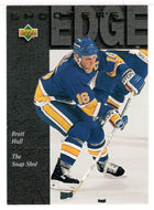 Brett Hull - St. Louis Blues - Shooter's Edge (NHL Hockey Card) 1994-95 Upper Deck # 229 Mint