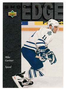 Mike Gartner - Toronto Maple Leafs - Shooter's Edge (NHL Hockey Card) 1994-95 Upper Deck # 230 Mint