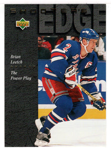 Brian Leetch - New York Rangers - Shooter's Edge (NHL Hockey Card) 1994-95 Upper Deck # 231 Mint