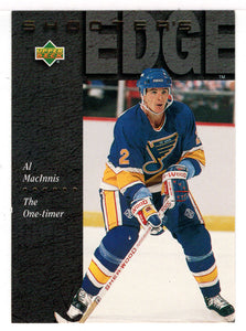 Al MacInnis - St. Louis Blues - Shooter's Edge (NHL Hockey Card) 1994-95 Upper Deck # 232 Mint