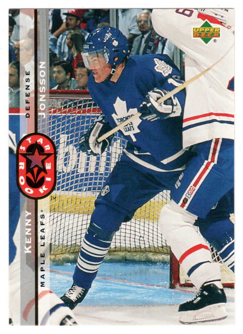 Kenny Jonsson - Toronto Maple Leafs - Star Rookie (NHL Hockey Card) 1994-95 Upper Deck # 238 Mint