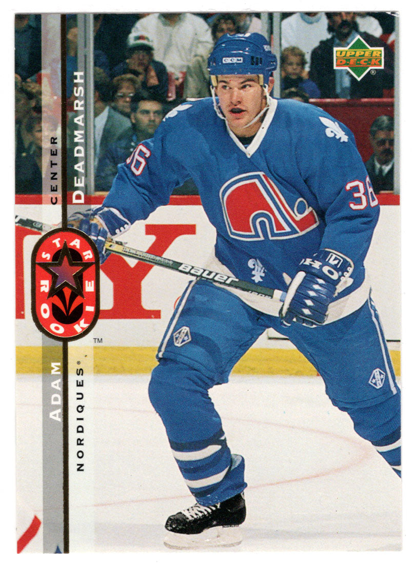 Adam Deadmarsh - Quebec Nordiques - Star Rookie (NHL Hockey Card) 1994-95 Upper Deck # 261 Mint