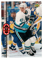 Viktor Kozlov - San Jose Sharks - Star Rookie (NHL Hockey Card) 1994-95 Upper Deck # 265 Mint