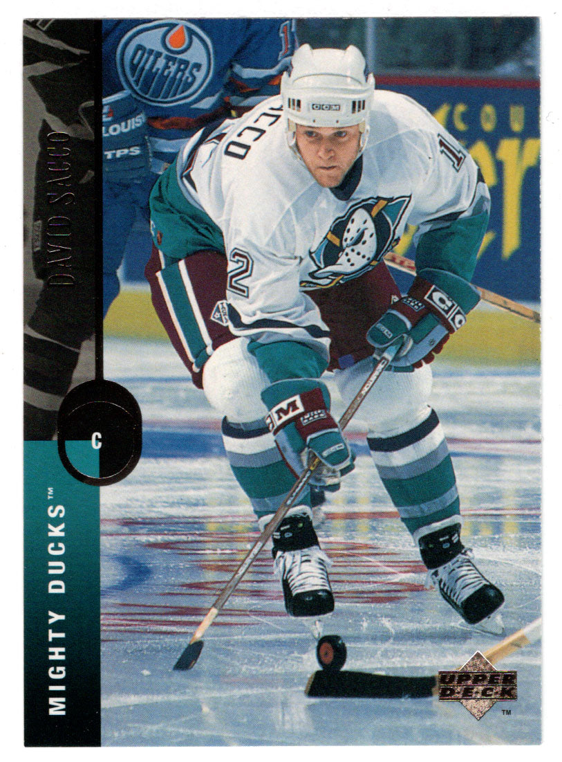 David Sacco - Anaheim Mighty Ducks (NHL Hockey Card) 1994-95 Upper Deck # 328 Mint