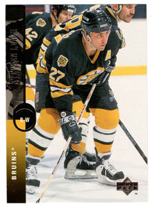 Stephen Leach - Boston Bruins (NHL Hockey Card) 1994-95 Upper Deck # 342 Mint