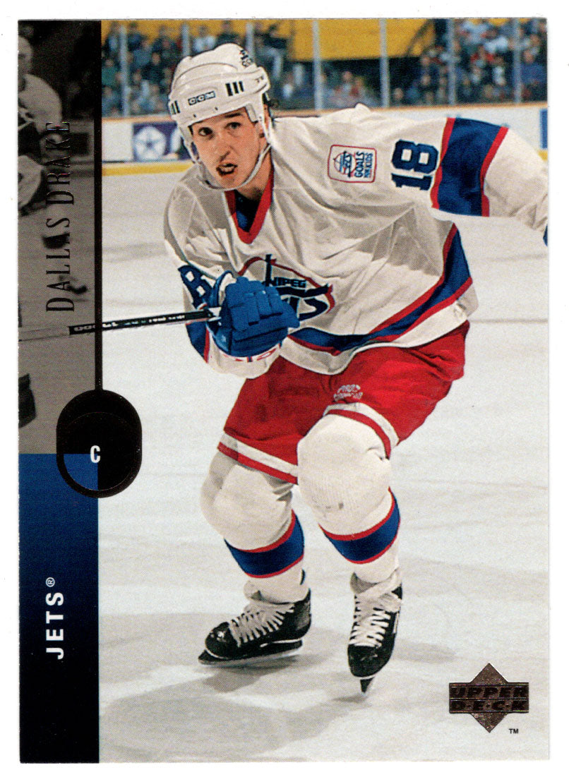 Dallas Drake - Winnipeg Jets (NHL Hockey Card) 1994-95 Upper Deck # 360 Mint