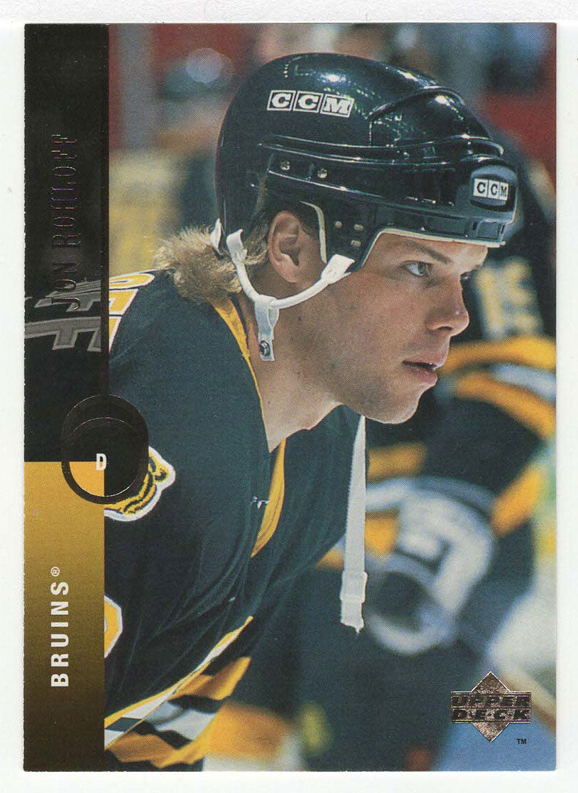 Jon Rohloff RC - Boston Bruins (NHL Hockey Card) 1994-95 Upper Deck # 378 Mint