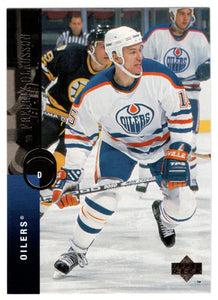 Fredrik Olausson - Edmonton Oilers (NHL Hockey Card) 1994-95 Upper Deck # 394 Mint