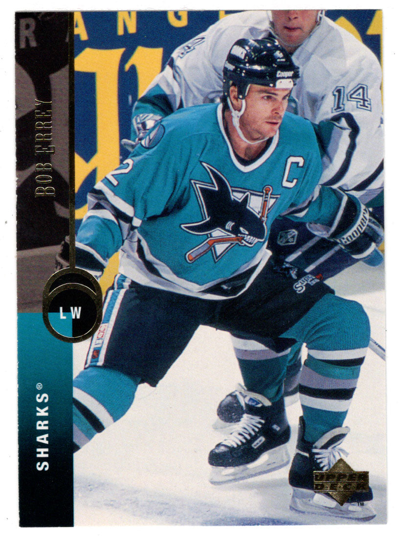 Bob Errey - San Jose Sharks (NHL Hockey Card) 1994-95 Upper Deck # 401 Mint