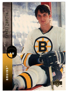 Sergei Zholtok - Boston Bruins (NHL Hockey Card) 1994-95 Upper Deck # 419 Mint