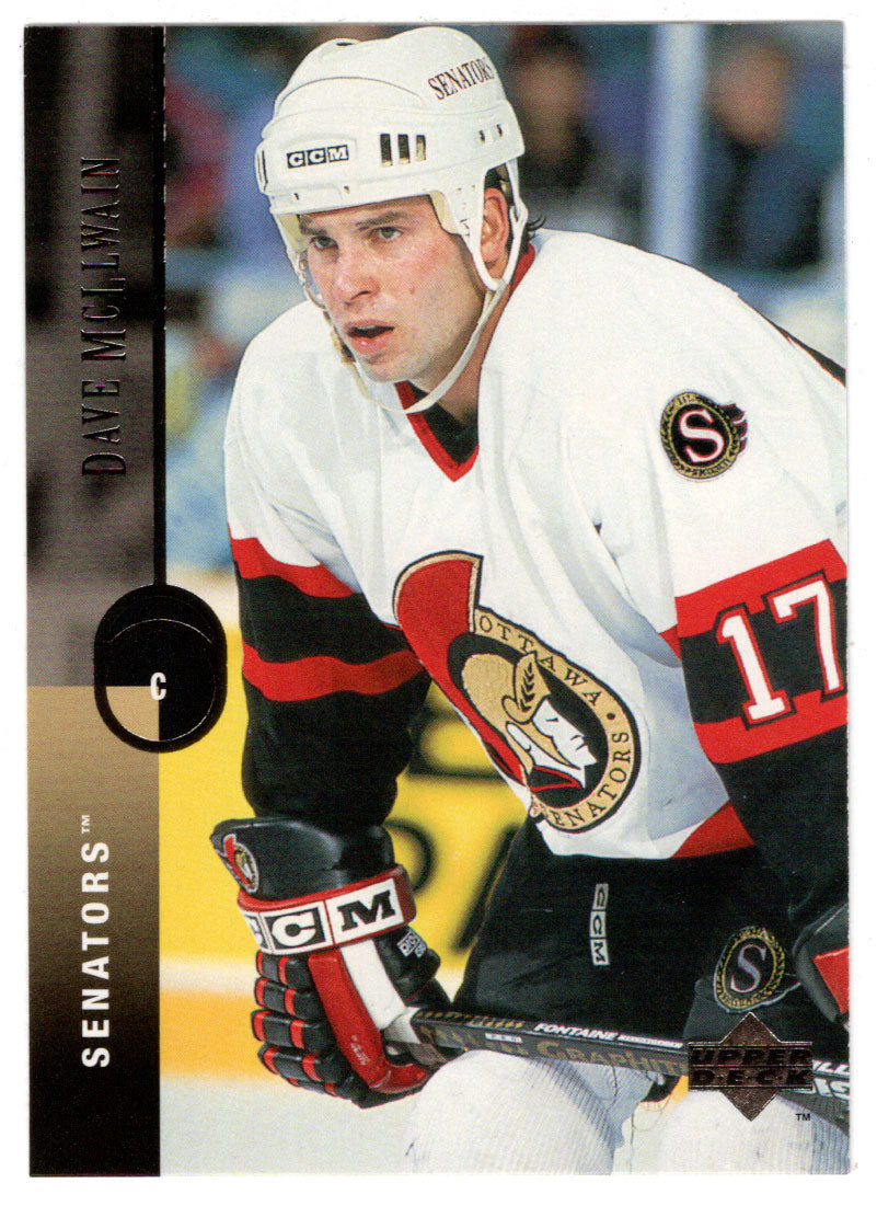 Dave McLlwain - Ottawa Senators (NHL Hockey Card) 1994-95 Upper Deck # 423 Mint