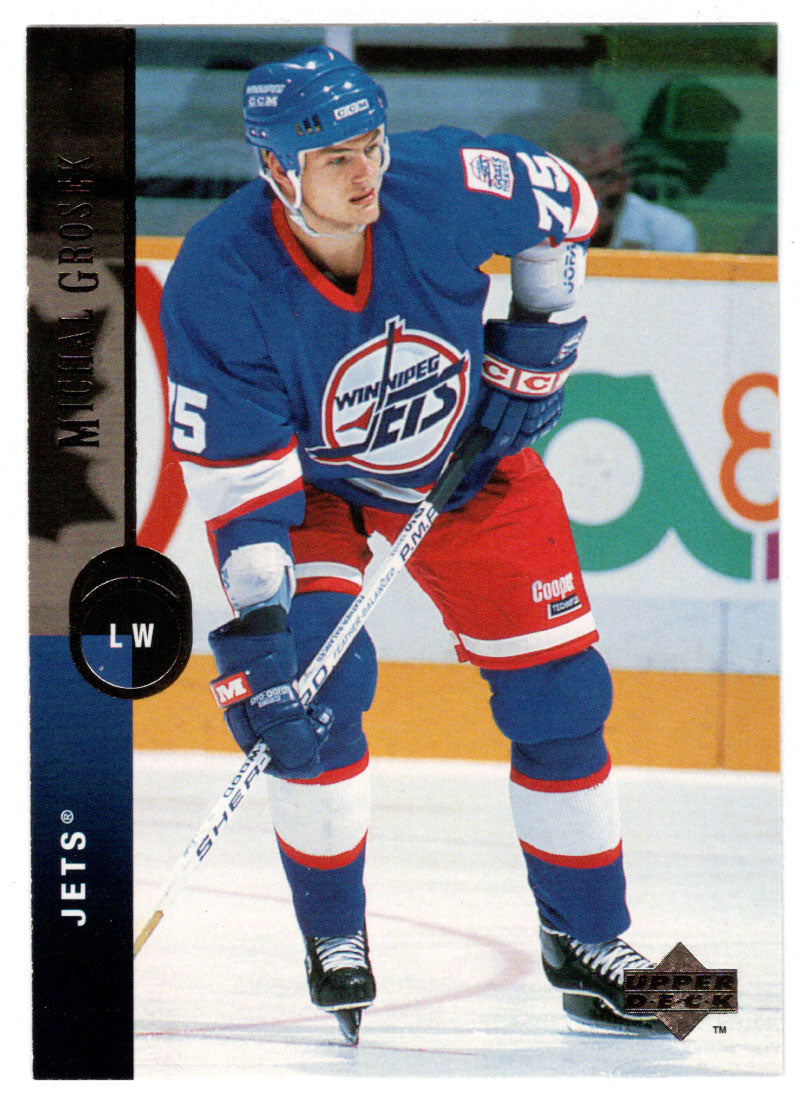 Michal Grosek - Winnipeg Jets (NHL Hockey Card) 1994-95 Upper Deck # 433 Mint