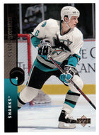 Sandis Ozolinsh - San Jose Sharks (NHL Hockey Card) 1994-95 Upper Deck # 490 Mint