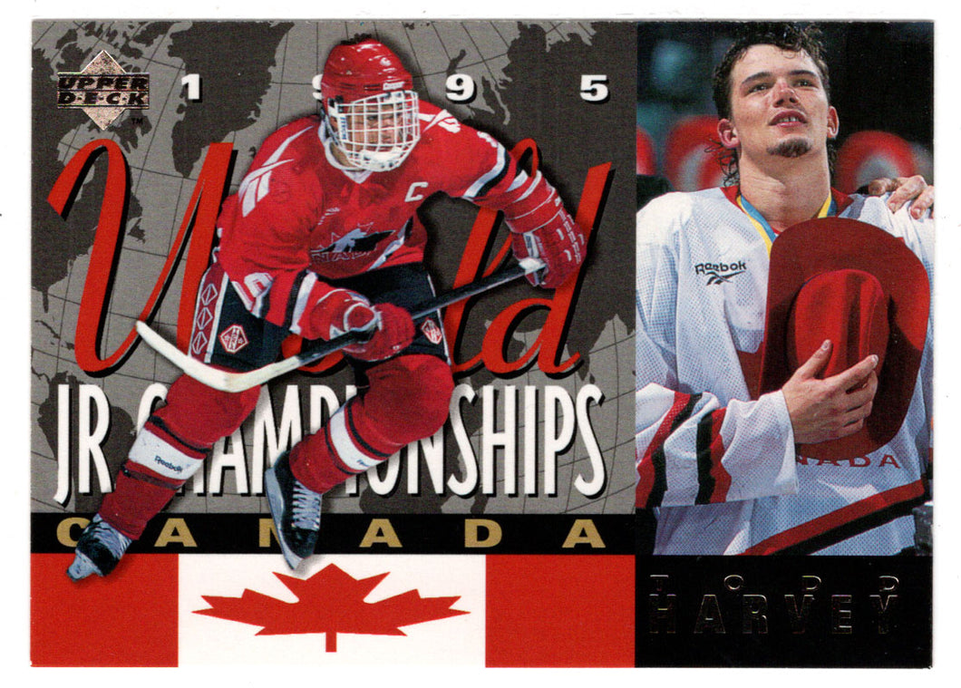 Todd Harvey - Team Canada - 1995 World Jr. Championships (NHL Hockey Card) 1994-95 Upper Deck # 500 Mint