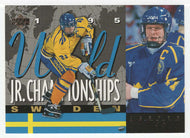 Jesper Mattsson RC - Sweden - 1995 World Jr. Championships (NHL Hockey Card) 1994-95 Upper Deck # 519 Mint