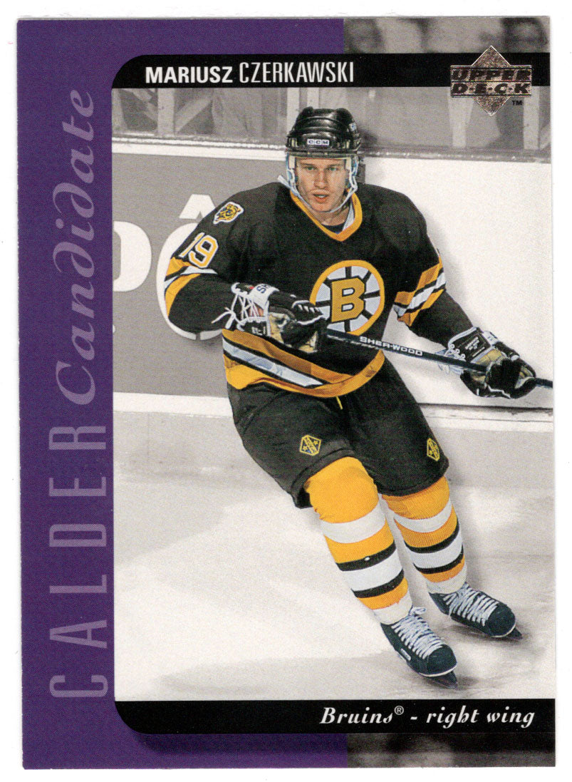 Mariusz Czerkawski - Boston Bruins - Calder Candidate (NHL Hockey Card) 1994-95 Upper Deck # 534 Mint