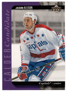 Jason Allison - Washington Capitals - Calder Candidate (NHL Hockey Card) 1994-95 Upper Deck # 535 Mint