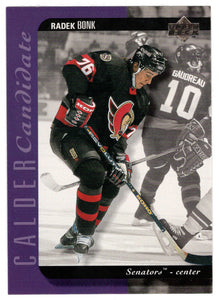 Radek Bonk - Ottawa Senators - Calder Candidate (NHL Hockey Card) 1994-95 Upper Deck # 538 Mint