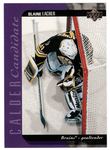 Blaine Lacher - Boston Bruins - Calder Candidate (NHL Hockey Card) 1994-95 Upper Deck # 539 Mint