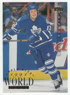 Mats Sundin - Toronto Maple Leafs - 1994 World Tour (NHL Hockey Card) 1994-95 Upper Deck # 548 Mint