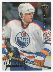 Doug Weight - Edmonton Oilers - 1994 World Tour (NHL Hockey Card) 1994-95 Upper Deck # 549 Mint