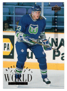 Marek Malik - Hartford Whalers - 1994 World Tour (NHL Hockey Card) 1994-95 Upper Deck # 558 Mint