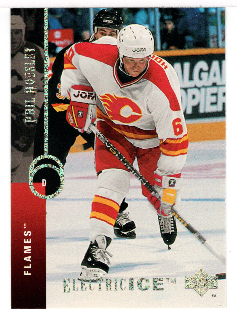 Phil Housley - Calgary Flames (NHL Hockey Card) 1994-95 Upper Deck Electric Ice # 169 Mint