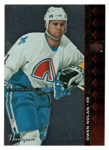 Owen Nolan - Quebec Nordiques (NHL Hockey Card) 1994-95 Upper Deck SP Inserts # SP 63 Mint