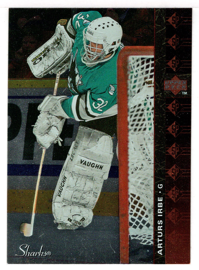 NHL Hockey Cards on X: Arturs Irbe San Jose Sharks Photo from THN