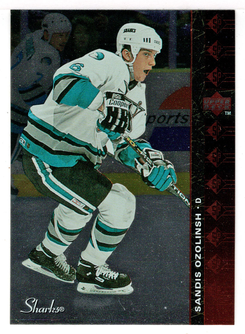 Sandis Ozolinsh - San Jose Sharks (NHL Hockey Card) 1994-95 Upper Deck SP Inserts # SP 73 Mint