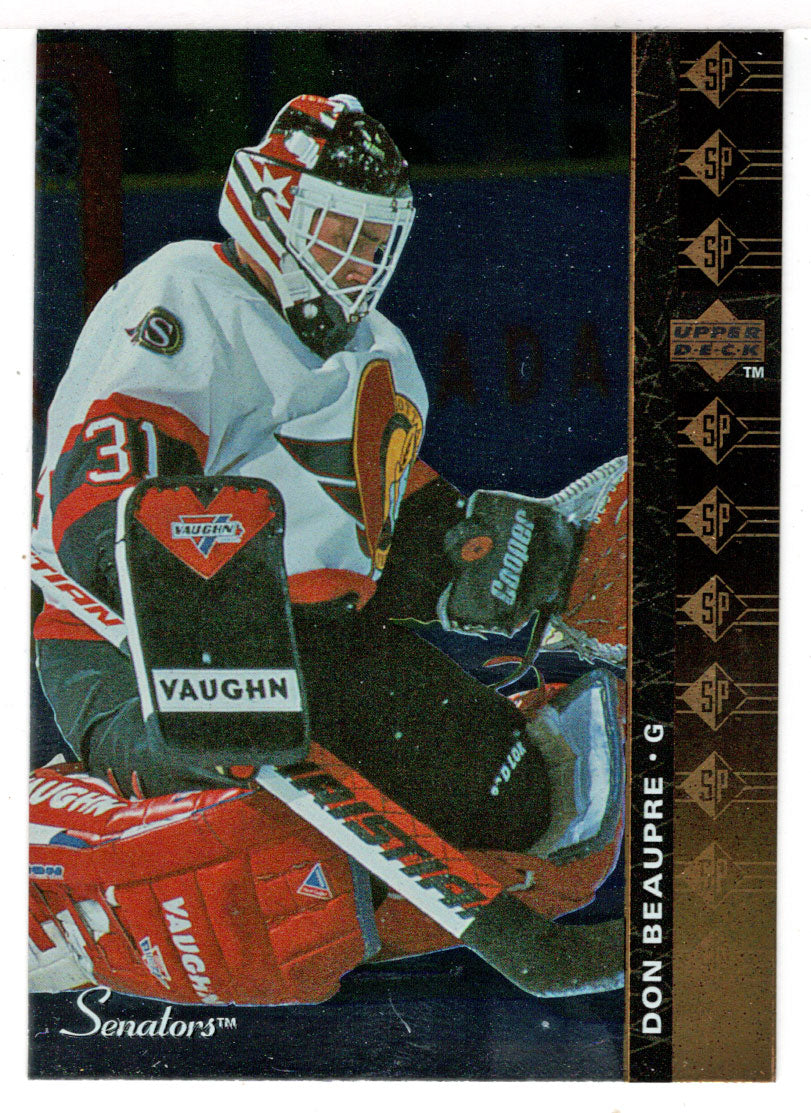 Don Beaupre - Ottawa Senators (NHL Hockey Card) 1994-95 Upper Deck SP Inserts # SP 143 Mint