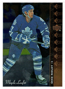 Mike Ridley - Toronto Maple Leafs (NHL Hockey Card) 1994-95 Upper Deck SP Inserts # SP 169 Mint