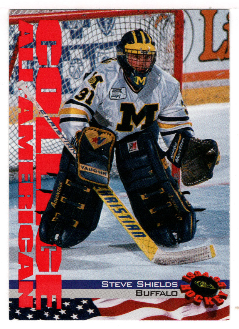 Steve Shields - Buffalo Sabres - Minor Leagues (Hockey Card) 1994 Classic # 62 Mint