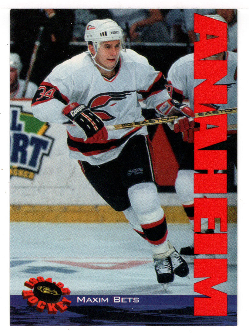 Maxim Bets - Anaheim Ducks - Minor Leagues (Hockey Card) 1994 Classic # 92 Mint