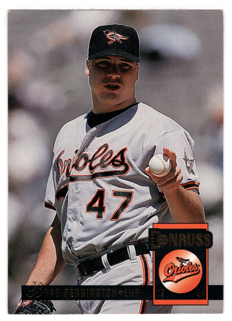 Brad Pennington - Baltimore Orioles (MLB Baseball Card) 1994 Donruss # 317 Mint