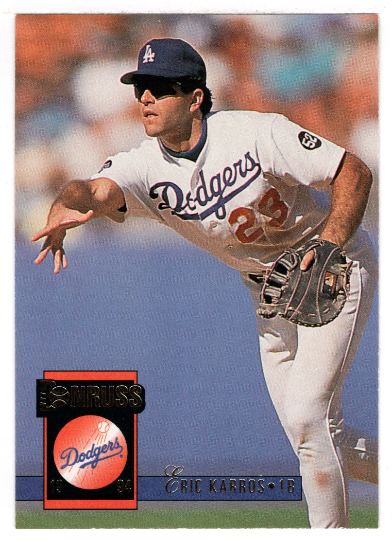 Eric Karros - Los Angeles Dodgers (MLB Baseball Card) 1994 Donruss # 338 Mint