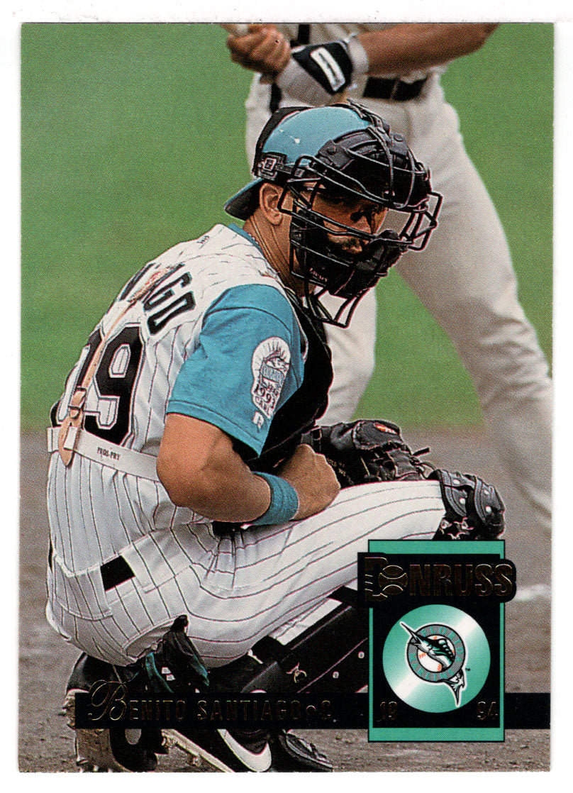 Benito Santiago - Florida Marlins (MLB Baseball Card) 1994 Donruss # 348 Mint