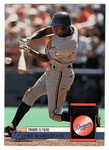 Delino DeShields - Los Angeles Dodgers (MLB Baseball Card) 1994 Donruss # 350 Mint