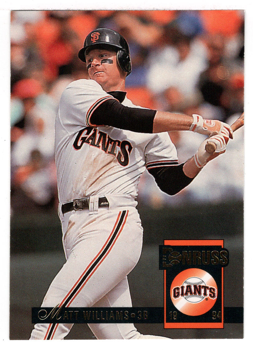Matt Williams - San Francisco Giants (MLB Baseball Card) 1994 Donruss # 370 Mint
