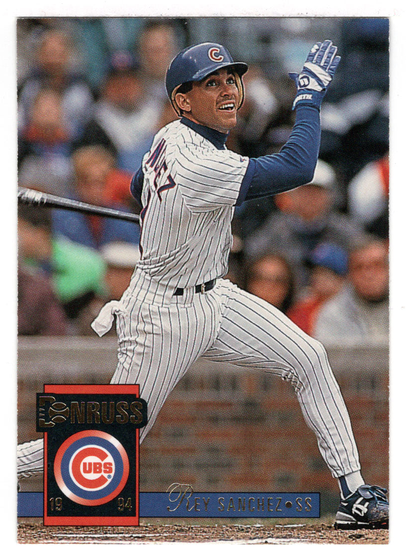 Rey Sanchez - Chicago Cubs (MLB Baseball Card) 1994 Donruss # 383 Mint