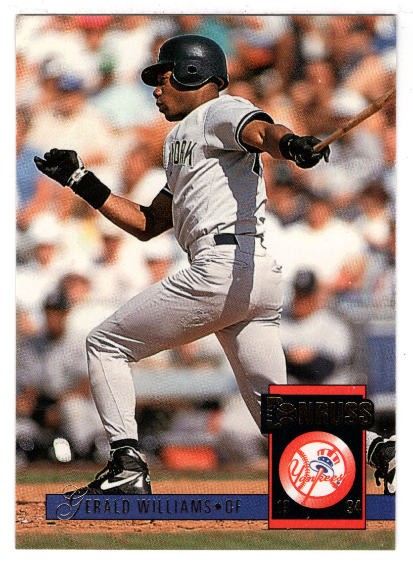 Gerald Williams - New York Yankees (MLB Baseball Card) 1994 Donruss # 390 Mint