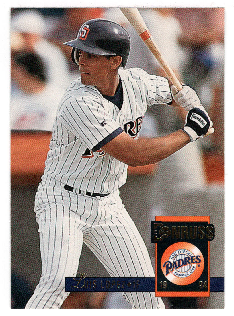 Luis Lopez - San Diego Padres (MLB Baseball Card) 1994 Donruss # 393 Mint