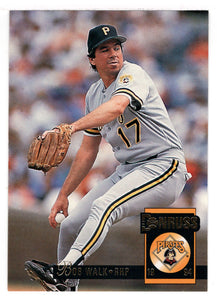 Bob Walk - Pittsburgh Pirates (MLB Baseball Card) 1994 Donruss # 395 Mint