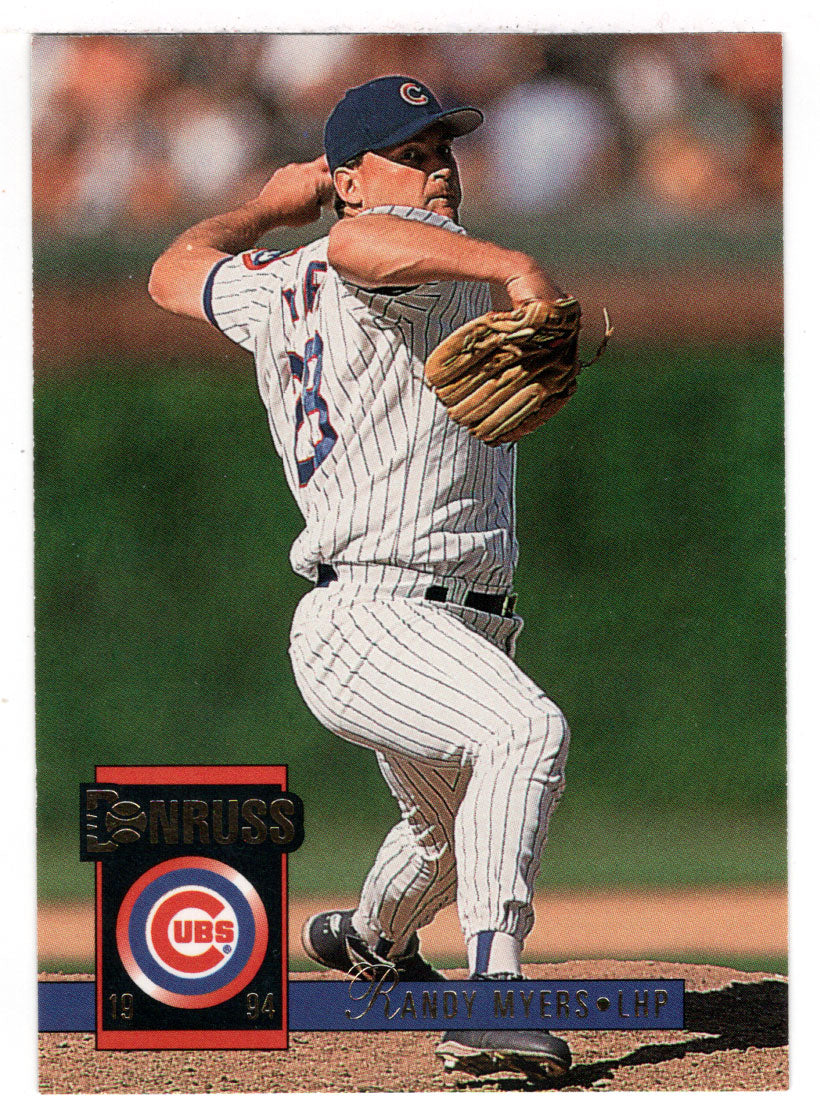 Randy Myers - Chicago Cubs (MLB Baseball Card) 1994 Donruss # 399 Mint
