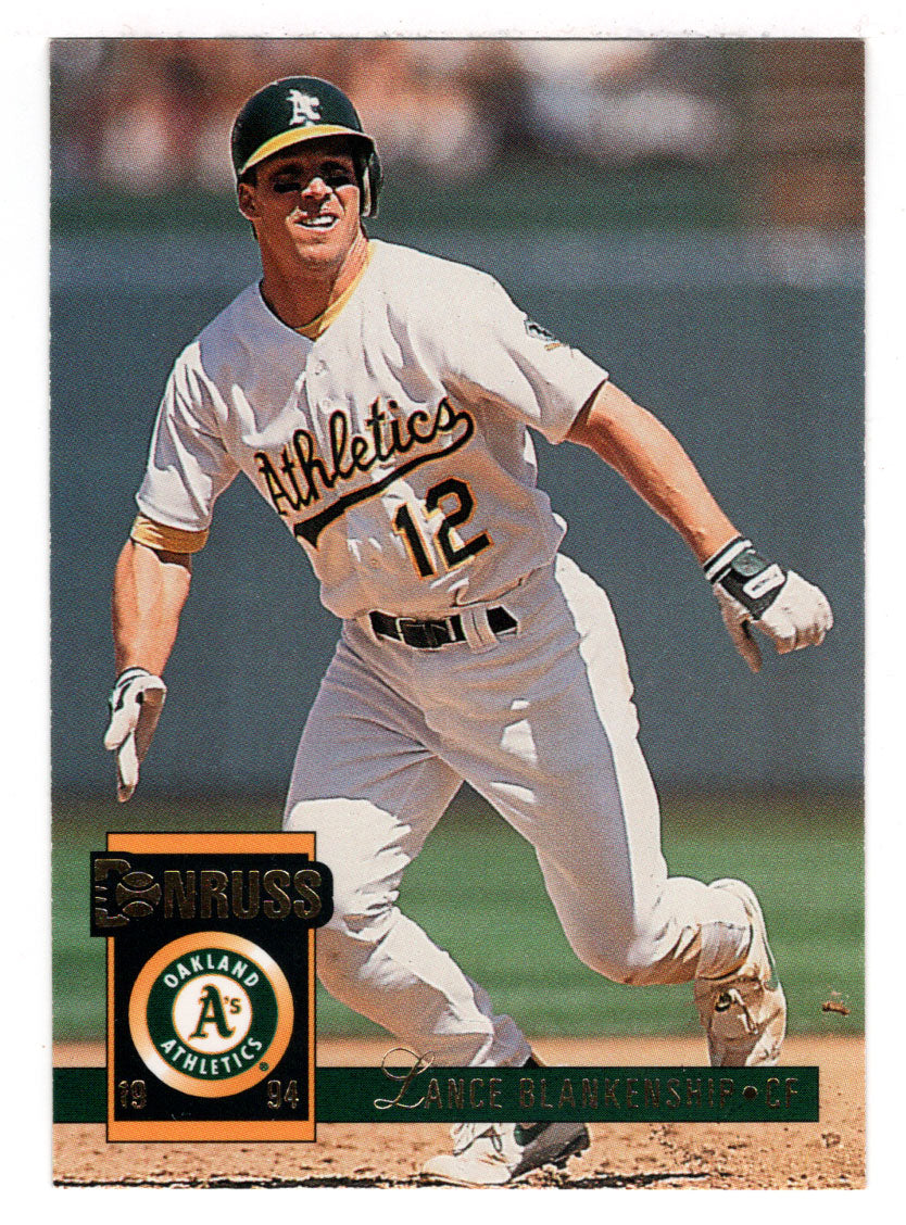 Lance Blankenship - Oakland Athletics (MLB Baseball Card) 1994 Donruss # 401 Mint