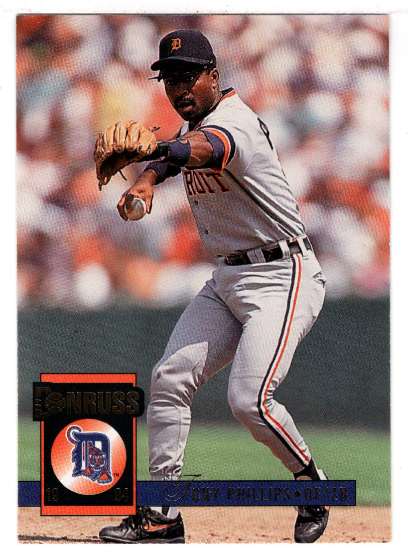Tony Phillips - Detroit Tigers (MLB Baseball Card) 1994 Donruss # 445 Mint