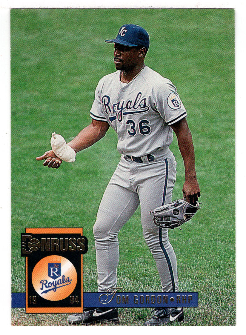Tom Gordon - Kansas City Royals (MLB Baseball Card) 1994 Donruss # 450 Mint