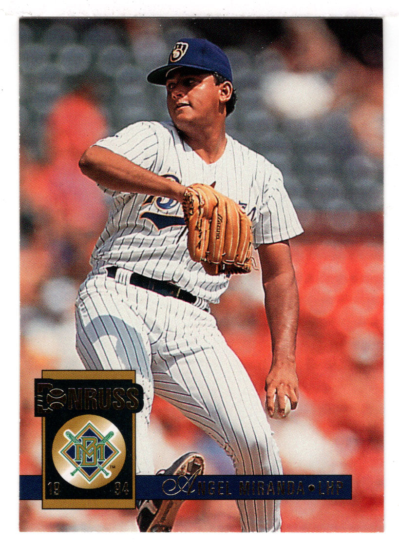 Angel Miranda - Milwaukee Brewers (MLB Baseball Card) 1994 Donruss # 488 Mint
