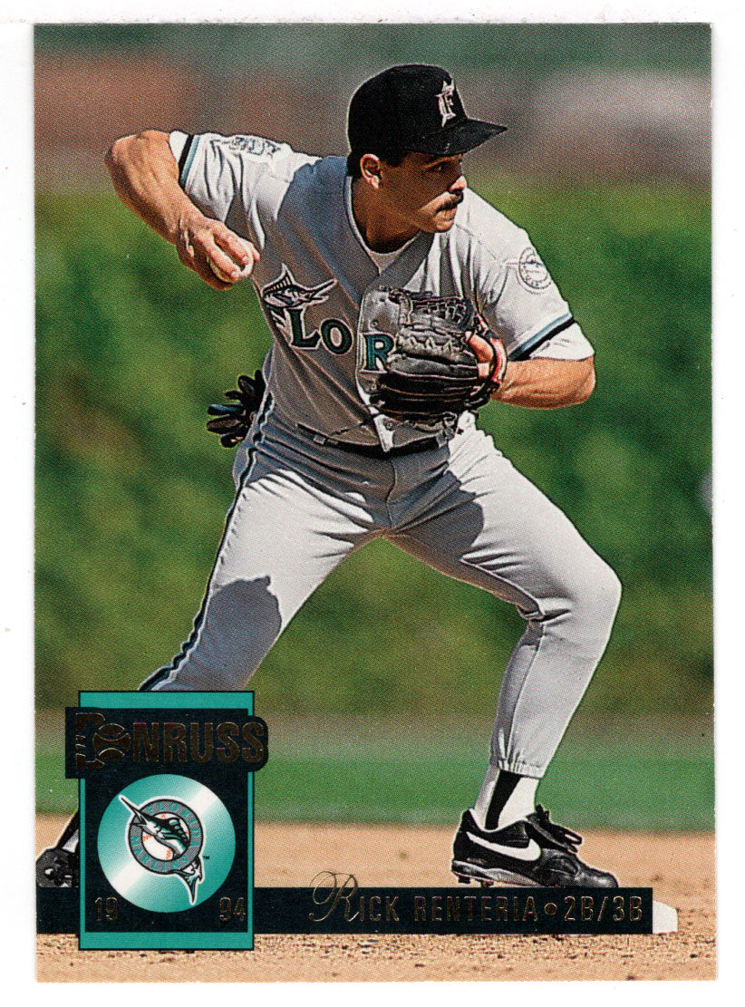 Rick Renteria - Florida Marlins (MLB Baseball Card) 1994 Donruss # 499 Mint