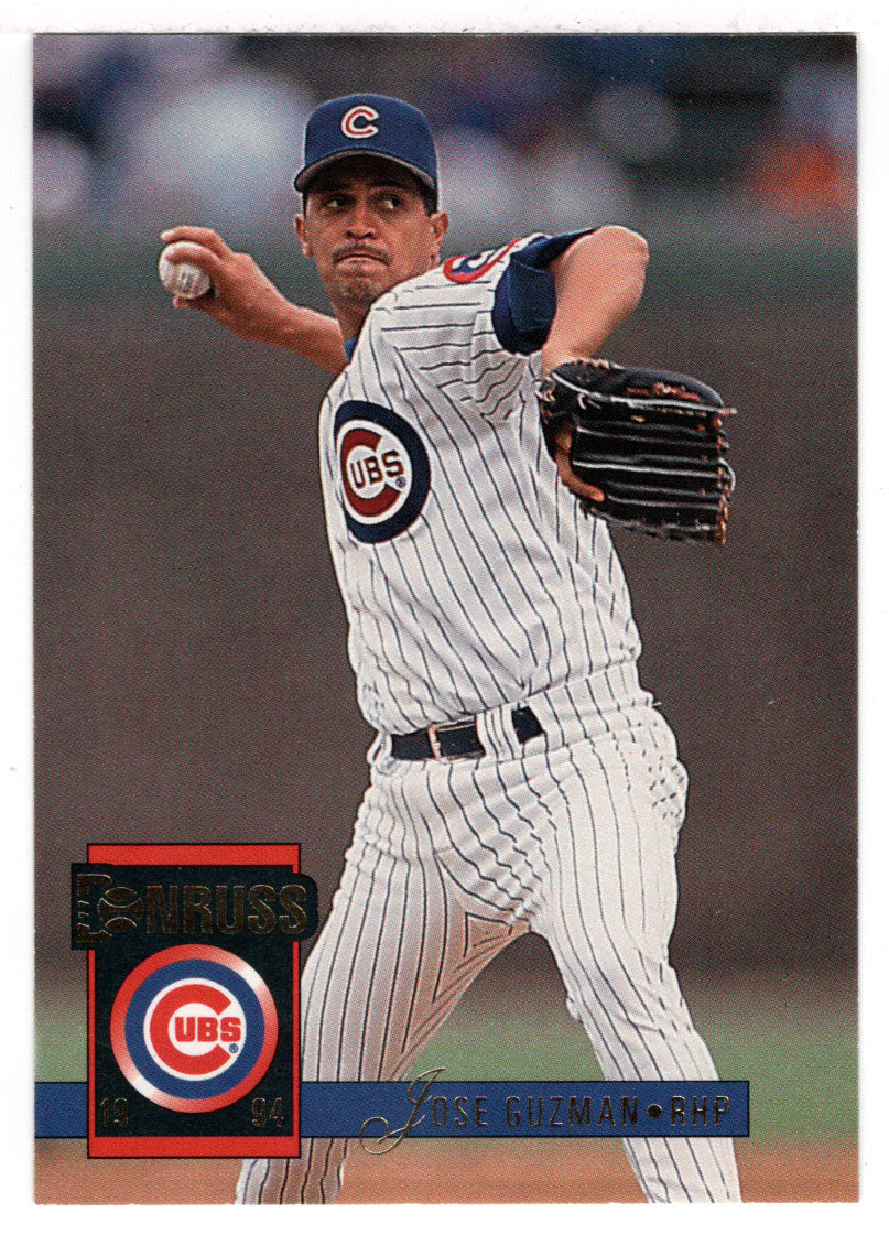 Jose Guzman - Chicago Cubs (MLB Baseball Card) 1994 Donruss # 507 Mint